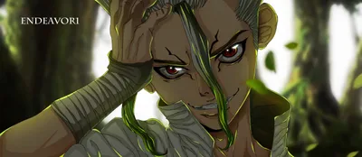 Serene Senku Wallpaper Abstract Wallpaper 4K 2500x1090 Hd, Wallpaper, Featuring, Senku, Ishigami, From, The, Anime, Stone, Depicted, Contemplative, Expression, White, Ultrawide, Full HD
