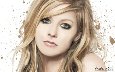 Stylized Portrait Avril Lavigne Capturing Abstract Wallpaper 4K 2400x1500 A, Striking, Hd, Desktop, Wallpaper, Featuring, Stylized, Portrait, Avril, Lavigne, Capturing, Her, White, Ultrawide, Full HD
