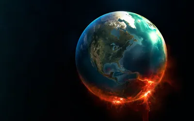 Bright Earth Wallpaper Space Wallpaper 4K 1920x1200 A, Stunning, Hd, Wallpaper, Of, Earth, From, Space, Showcasing, Fiery, Glow, Around, White, Ultrawide, Full HD