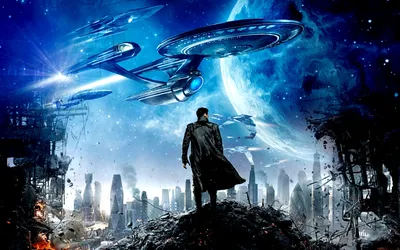 Dramatic Star Trek Wallpaper 4K, Space category