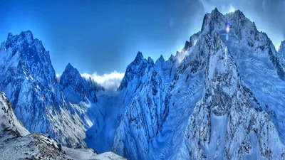 Bold Majestic Wallpaper Nature Wallpaper 4K 1920x1080 Hd, Desktop, Wallpaper, Showcasing, Majestic, Snow-covered, Mountain, Peaks, Under, Clear, Blue, Sky, Pink, Red, Ultrawide, Full HD