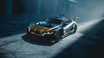 Sleek Race Car Illuminated Focused Cars Wallpaper 4K 3840x2160 A, Sleek, Bmw, M4, Race, Car, Illuminated, By, Focused, Beam, Light, Dim, Gray, Ultrawide, 4k
