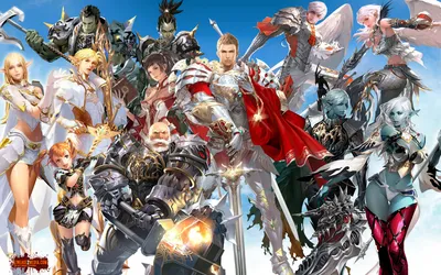 Moody Vibrant Wallpaper Games Wallpaper 4K 1920x1200 Hd, Pc, Desktop, Wallpaper, Featuring, A, Vibrant, Group, Characters, Video, Game, Lineage, White, Gray, Red, Ultrawide, Full HD