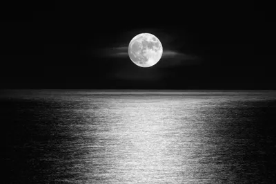 Sleek Black Wallpaper Nature Wallpaper 4K 4172x2770 A, Black, And, White, Hd, Desktop, Wallpaper, Showcasing, Moonlight, Reflecting, Ocean, Horizon, Gray, Ultrawide, 4k