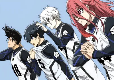 Radiant Four Wallpaper Abstract Wallpaper 4K 2360x1670 Hd, Pc, Desktop, Wallpaper, Featuring, Four, Intense, Characters, Anime, Blue, Lock, Dressed, White, Landscape, Full HD