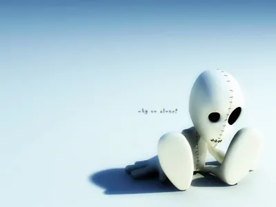 Bold Lonely Wallpaper Black/Dark Wallpaper 4K 1600x1200 Hd, Pc, Desktop, Wallpaper, Lonely, White, Stitched, Zombie, Doll, Hollow, Black, Eyes, Landscape