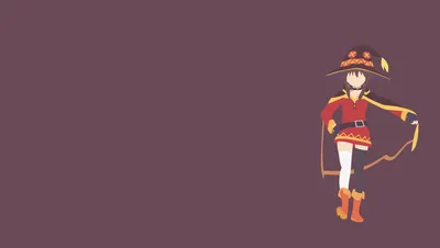 Minimalist Megumin Anime Konosuba God Minimal Wallpaper 4K 1980x1118 Minimalist, Hd, Pc, Desktop, Wallpaper, Featuring, Megumin, From, Anime, Konosuba, (god, Blessing, Brown, Ultrawide, Full HD