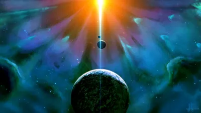 Misty Sci Wallpaper Wallpaper 4K, Space category