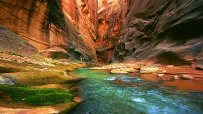 Dreamy Breathtaking Wallpaper Nature Wallpaper 4K 1920x1080 A, Breathtaking, View, Of, The, Grand, Canyon, Showcasing, Vibrant, Rock, Formations, Serene, Orange, Brown, Ultrawide, Full HD