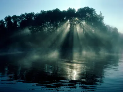 Calm Serene Wallpaper Nature Wallpaper 4K 1600x1200 A, Serene, Lake, Scene, At, Dawn, With, Sunbeams, Piercing, Through, Mist, Trees, White, Landscape