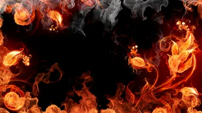 Calm Artistic Wallpaper Nature Wallpaper 4K 3840x2160 An, Artistic, Hd, Wallpaper, Featuring, Vibrant, Flames, Intertwined, Delicate, Floral, Motifs, Blending, Brown, Ultrawide, 4k