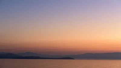 Serene Sunrise Calm Ocean Distant Nature Wallpaper 4K 2048x1152 Hd, Desktop, Wallpaper, Showcasing, A, Serene, Sunrise, Over, Calm, Ocean, Distant, Islands, Gray, Ultrawide, Full HD