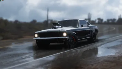 Black Mustang Supercharged Engine Forza Nature Wallpaper 4K 1920x1080 Hd, Pc, Desktop, Wallpaper:, Featuring, A, Black, Ford, Mustang, Supercharged, Engine, Forza, Gray, Ultrawide, Full HD