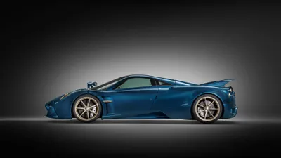 Sleek Blue Pagani Gradients Wallpaper 4K 3840x2160 Hd, Desktop, Wallpaper, Featuring, A, Sleek, Blue, Pagani, Huayra, Epitome, Against, Gradient, Gray, Ultrawide, 4k
