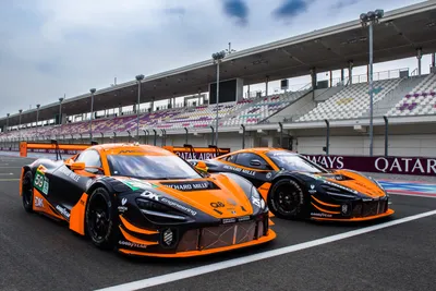 Two Mclaren Gt3 Cars Wallpaper 4K 6000x4000 A, Striking, 4k, Ultra, Hd, Image, Of, Two, Mclaren, Gt3, Evo, Race, White, Landscape