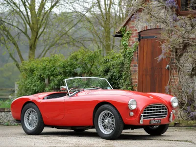 Serene Classic Wallpaper Cars Wallpaper 4K 2048x1536 Hd, Pc, Desktop, Wallpaper, Featuring, A, Classic, Red, Convertible, Car, Parked, Beside, White, Landscape, Full HD