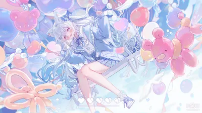 Anime 2667x1500 Abstract Abstract Wallpaper 4K 2667x1500 Anime, 2667x1500, White, Ultrawide, QHD