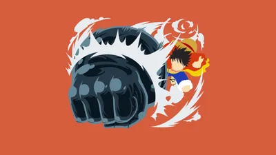 Minimalist Monkey Luffy Anime One Minimal Wallpaper 4K 5334x3000 Minimalist, Monkey, D., Luffy, Anime, One, Piece, Desktop, Orange, White, Ultrawide, 4k