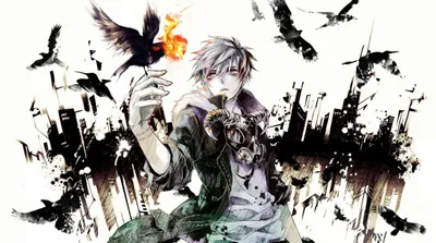 Vivid Anime Wallpaper World Wallpaper 4K 2560x1427 Hd, Anime, Wallpaper, Featuring, An, Original, Character, In, Gas, Mask, Holding, Fiery, White, Ultrawide, QHD