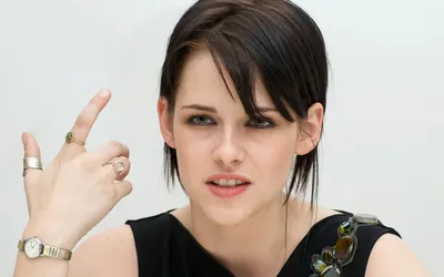 Bold Celebrity Wallpaper Black/Dark Wallpaper 4K 1920x1200 Hd, Desktop, Wallpaper, Featuring, Celebrity, Kristen, Stewart, With, Short, Dark, Hair, Wearing, White, Ultrawide, Full HD