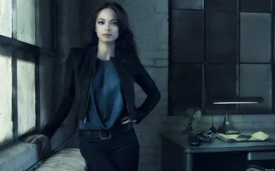 Radiant Kristin Wallpaper Abstract Wallpaper 4K 1920x1200 A, Striking, Hd, Wallpaper, Featuring, Kristin, Kreuk, Poised, Confidence, Against, Industrial, Backdrop, Gray, Brown, Ultrawide, Full HD