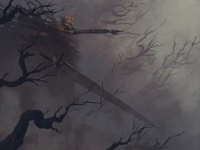 Fantasy Warrior Foggy Forest Nature Wallpaper 4K 2000x1499 Hd, Desktop, Wallpaper, Of, A, Fantasy, Warrior, In, Foggy, Forest, Holding, Sword, Brown, Landscape, Full HD