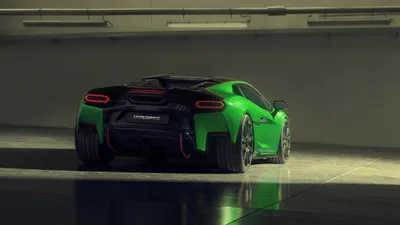 Temerario Showcased Sleek Modern Cars Wallpaper 4K 3840x2160 A, Striking, Lamborghini, Temerario, Showcased, In, Sleek, Modern, Environment, Featuring, Vibrant, Green, Gray, Ultrawide, 4k