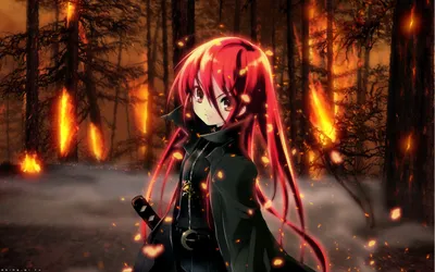 Character Anime Shakugan Shana Stands Nature Wallpaper 4K 1680x1050 Hd, Desktop, Wallpaper, Featuring, A, Character, From, The, Anime, 039, Shakugan, Shana, Black, Brown, Ultrawide