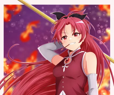 Moody Sakura Wallpaper Fantasy Wallpaper 4K 3000x2500 Kyōko, Sakura), Anime, (puella, Magi, Madoka, Magica), Hd, Desktop, White, Square, QHD