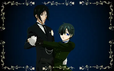 Anime Black Butler Sebastian Ciel Black/Dark Wallpaper 4K 1920x1200 Anime, Black, Butler, Hd, Pc, Desktop, Wallpaper, Sebastian, Ciel, Posed, Formal, Dance, Gray, White, Ultrawide, Full HD