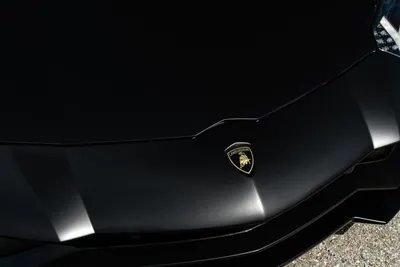 Close Black Hood Gold Cars Wallpaper 4K 9504x6336 Close-up, Of, A, Black, Lamborghini, Hood, With, Gold, Emblem, Glossy, Reflections, High-contrast, Gray, White, Landscape, 4k