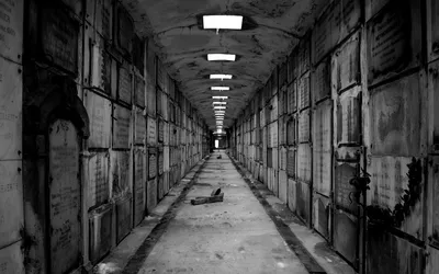 Monochrome Cemetery Long Somber Hallway Abstract Wallpaper 4K 1920x1200 Hd, Desktop, Wallpaper, Featuring, A, Monochrome, View, Of, Cemetery, 039, Long, Somber, Gray, Ultrawide, Full HD