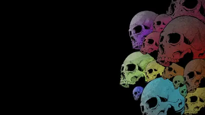 Golden Dark Wallpaper Abstract Wallpaper 4K 1920x1080 Hd, Pc, Desktop, Wallpaper, Featuring, A, Dark, Background, Cluster, Colorful, Skulls, Arranged, Gray, Ultrawide, Full HD