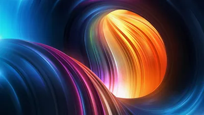 Abstract Colorful Flowing Abstract Wallpaper 4K 2560x1440 Abstract, Hd, Pc, Desktop, Wallpaper, Featuring, Colorful, Flowing, Wave, Shapes, Vibrant, Blue, Orange, Purple, Ultrawide, QHD