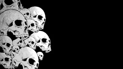 Dark Skull Black-dark Black/Dark Wallpaper 4K 1920x1080 Dark, Skull, Hd, Desktop, Wallpaper, Background, Image, White, Ultrawide, Full HD