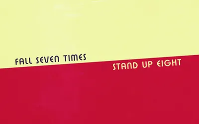 Vibrant Minimalist Wallpaper Minimal Wallpaper 4K 1680x1050 A, Minimalist, Retro-style, Hd, Desktop, Wallpaper, Featuring, The, Motivational, Quote, Fall, Seven, Red, White, Ultrawide