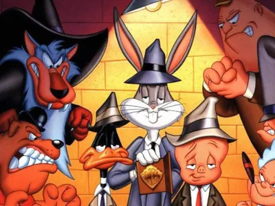 Moody Colorful Wallpaper Abstract Wallpaper 4K 1440x1080 A, Colorful, Hd, Desktop, Wallpaper, Featuring, Iconic, Looney, Tunes, Characters, Porky, Pig, White, Purple, Pink, Landscape