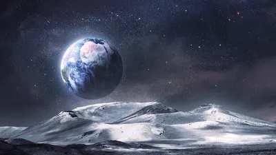 Dark Depicting Wallpaper Space Wallpaper 4K 1920x1080 A, Stunning, Hd, Desktop, Wallpaper, Depicting, Earth, From, Space, Majestic, View, Planet, White, Gray, Ultrawide, Full HD