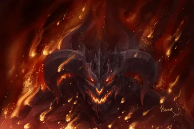Dark Depicting Wallpaper Black/Dark Wallpaper 4K 3000x2000 Hd, Pc, Desktop, Wallpaper, Depicting, A, Dark, Menacing, Demon, Glowing, Eyes, Fiery, Brown, Landscape, QHD