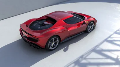 Moody Sleek Wallpaper Cars Wallpaper 4K 3840x2160 A, Sleek, Red, Ferrari, 296, Gtb, Electric, Car, Showcased, Ultra, Desktop, Highlighting, White, Ultrawide, 4k