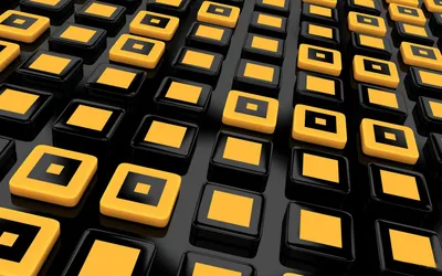 Bold Cgi Wallpaper Abstract Wallpaper 4K 1920x1200 Hd, 3d, Cgi, Abstract, Pc, Desktop, Wallpaper, Repeating, Glossy, Black, Cubes, Inset, Orange, Purple, Yellow, Ultrawide, Full HD