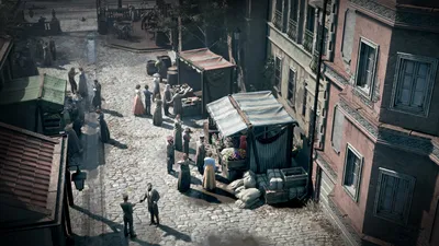Definition Thaumaturge Bustling Street People World Wallpaper 4K 1920x1080 High-definition, Desktop, Wallpaper, Of, The, Thaumaturge, Featuring, A, Bustling, Street, Scene, People, Gray, Ultrawide, Full HD