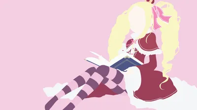 Vibrant Minimalist Wallpaper Minimal Wallpaper 4K 2560x1440 Minimalist, Beatrice, (re:zero), Anime, Starting, Life, Zero, Another, World, Desktop, White, Ultrawide, QHD
