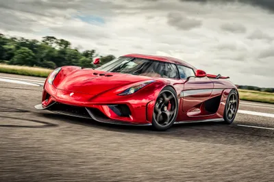 Red Koenigsegg Regera Supercar Nature Wallpaper 4K 4096x2726 Red, Koenigsegg, Regera, Supercar, Speeding, On, A, Racetrack, Under, Cloudy, Sky, Captured, White, Ultrawide, 4k