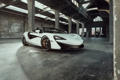 White Mclaren Senna Supercar Inside Cars Wallpaper 4K 4096x2731 A, White, Mclaren, Senna, Supercar, Parked, Inside, An, Industrial, Building, Captured, Ultra, Gray, Landscape, 4k