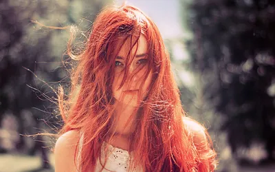 Bright Woman Wallpaper Nature Wallpaper 4K 1920x1200 Hd, Wallpaper, Of, A, Woman, With, Long, Flowing, Red, Hair, Standing, Outdoors, Orange, Ultrawide, Full HD
