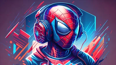 Marvel Spider Man Wearing World Wallpaper 4K 3072x1728 Hd, Pc, Desktop, Wallpaper, Featuring, Marvel's, Spider-man, Wearing, Marvel, 039, Large, Headphones, White, Ultrawide, QHD