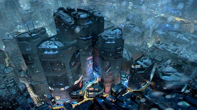 Futuristic Sci Cityscape World Wallpaper 4K 1920x1077 Futuristic, Sci‑fi, Cityscape, At, Night, With, Towering, Buildings, Glowing, Neon, Lights, Captured, Gray, Brown, Ultrawide, Full HD