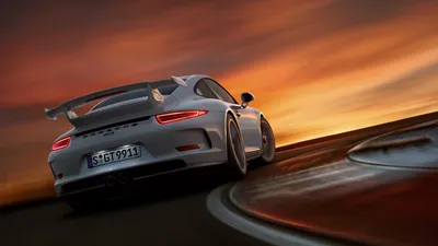 White Gt3 Racing Cars Wallpaper 4K 3200x1800 White, Porsche, 911, Gt3, Racing, On, A, Track, Sunset, Captured, High-definition, Desktop, Brown, Ultrawide, QHD