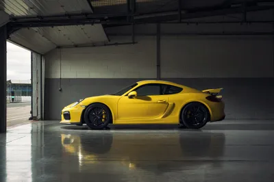 Yellow Cayman Gt4 Inside Cars Wallpaper 4K 4096x2733 Yellow, Porsche, Cayman, Gt4, Parked, Inside, A, Garage, Captured, High-resolution, Ultra, Striking, Orange, Landscape, 4k